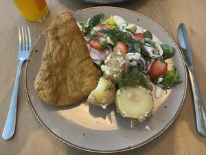 Seitan fillet  at Lokal Vegan Bistro in Warsaw
