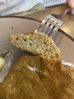 Seitan fillet   at Lokal Vegan Bistro in Warsaw