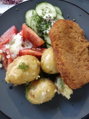 Vegan schabowy  at Lokal Vegan Bistro in Warsaw