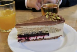 Cake!  at Lokal Vegan Bistro in Warsaw