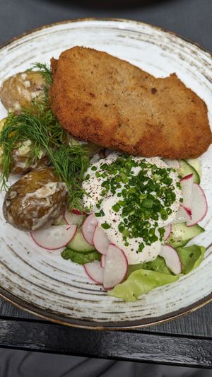 Schabowy at Lokal Vegan Bistro in Warsaw