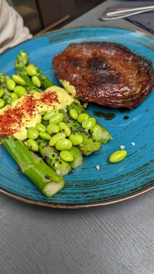 Stek at Lokal Vegan Bistro in Warsaw