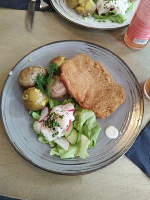 It was so dry and i was still hungry Afterwards at Lokal Vegan Bistro in Warsaw