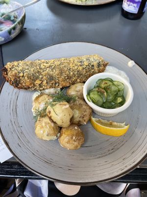 Ryba z bakłażana   at Lokal Vegan Bistro in Warsaw