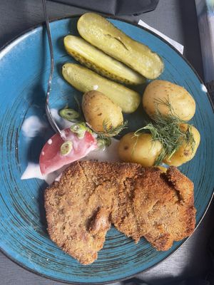 Cutlet  at Lokal Vegan Bistro in Warsaw