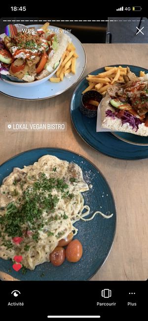   at Lokal Vegan Bistro in Warsaw