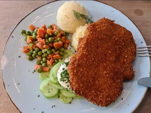 Schabowy at Lokal Vegan Bistro in Warsaw