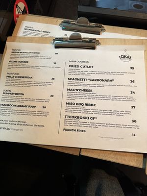   at Lokal Vegan Bistro in Warsaw