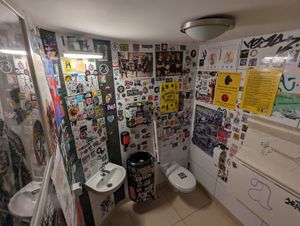 Toilet at Lokal Vegan Bistro in Warsaw