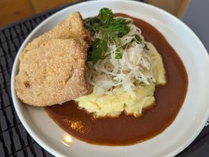 Schabowy at Lokal Vegan Bistro in Warsaw