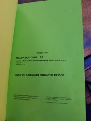 Menu in June 2024 (4/6) at Lokal Vegan Bistro in Warsaw