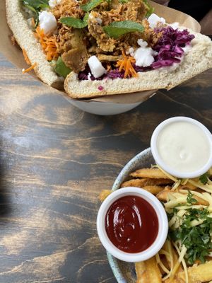 Kebab  at Lokal Vegan Bistro in Warsaw