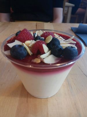 desert:) at Lokal Vegan Bistro in Warsaw