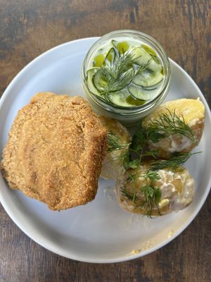 “Schabowy"  at Lokal Vegan Bistro in Warsaw