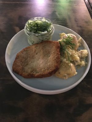 Cutlet  at Lokal Vegan Bistro in Warsaw