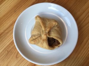 xmas cake at Lokal Vegan Bistro in Warsaw