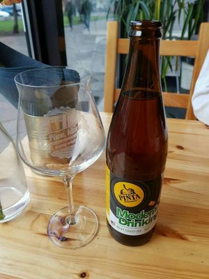 beer at Lokal Vegan Bistro in Warsaw