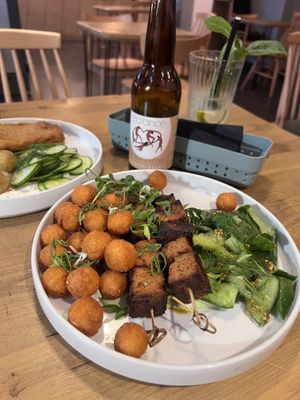 Szaszwik kebob! Very very tasty!   at Lokal Vegan Bistro in Warsaw