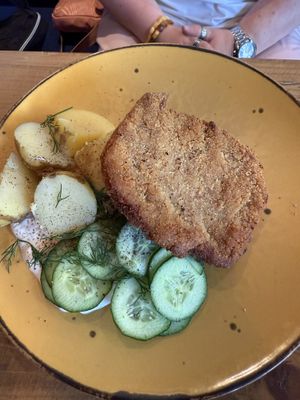 Soy cutlet   at Lokal Vegan Bistro in Warsaw
