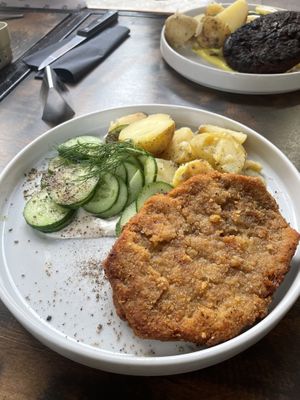 Soy cutlet  at Lokal Vegan Bistro in Warsaw