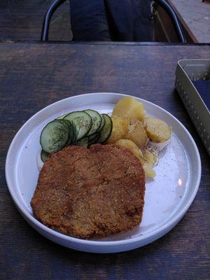 Schabowy at Lokal Vegan Bistro in Warsaw