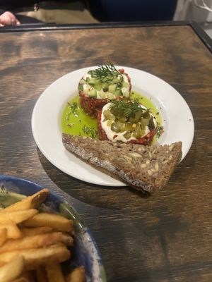 Tartar   at Lokal Vegan Bistro in Warsaw