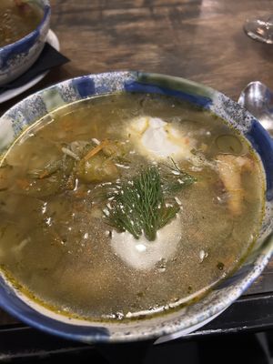 Soup  at Lokal Vegan Bistro in Warsaw