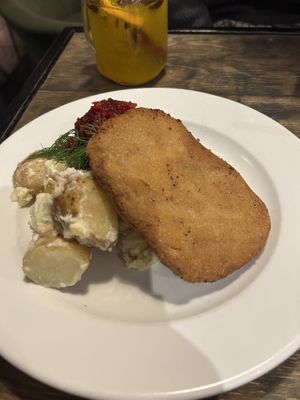 Cutlet  at Lokal Vegan Bistro in Warsaw