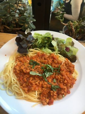 Spaghetti  at Lokal Vegan Bistro in Warsaw