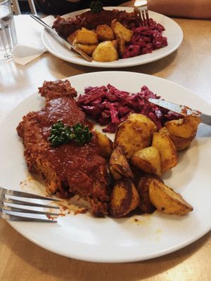 Ribs!!!! at Lokal Vegan Bistro in Warsaw