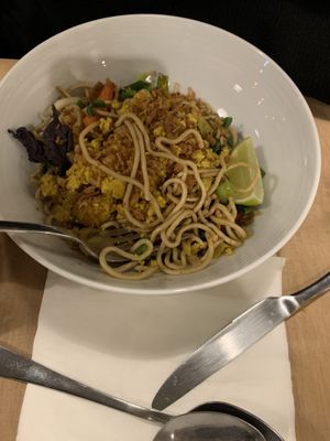 Vietnamese option at Lokal Vegan Bistro in Warsaw