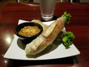 Tofu spring rolls...yumm at Pho ThaiSon in Austin