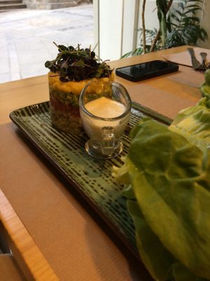 Quinoa salad at VIVA in Madrid