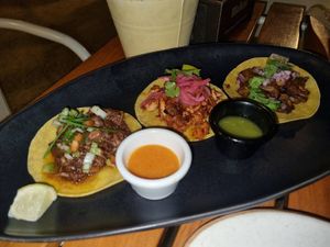 Trío de tacos. at VIVA in Madrid