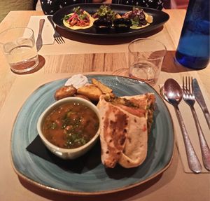 Menu del dia muy rico y porción grande at VIVA in Madrid