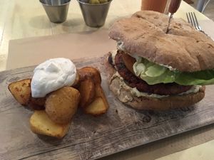 Burger queen at VIVA in Madrid