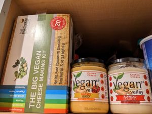 Vegan cheese making kit at Rabbit Food Grocery in Austin