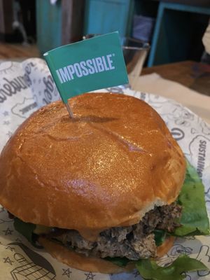 Impossible Burger at Bareburger - Financial District in New York City