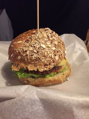 Beyond burger  at Bareburger - Financial District in New York City