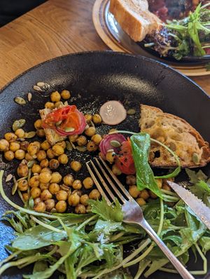 (halfway eaten) Harvest Toastie at Scarecrow in Auckland