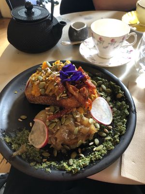 Harvest toastie  at Scarecrow in Auckland