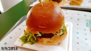 The "Beyond Meat" burger at Greenway in Brussels