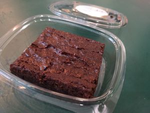 Brownie at Greenway in Brussels