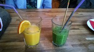 smoothies and fresh juices! at Sumski Kuhar in Zagreb