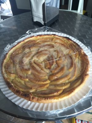 Vegan apple pie.  at Pentagrama in Cerdanyola Del Valles