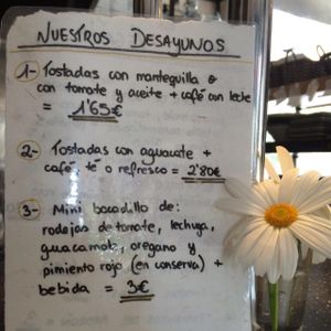 Breakfast at Pentagrama in Cerdanyola Del Valles