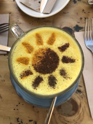 Ayurvedic Latte at Passion - Santa Eulalia in Ibiza