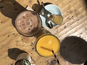 Bango, Iced Superfood Hot Chocolate, Flu Shot at Passion - Santa Eulalia in Ibiza