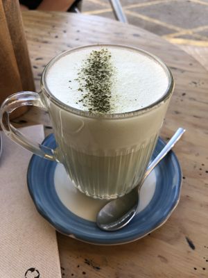 Matcha Latte at Passion - Santa Eulalia in Ibiza