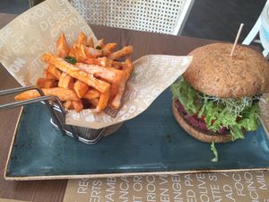 The green queen burger at Passion - Santa Eulalia in Ibiza